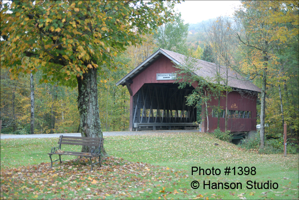 Stowe, VT - White Caps Bridge (AKA Brookdale Bridge) - Fall